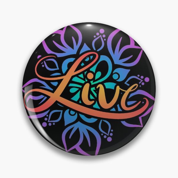 Item preview, Rainbow Live Mandala designed and sold by avacado-designs.