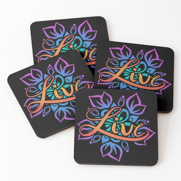 Item preview, Rainbow Live Mandala designed and sold by avacado-designs.