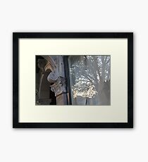 Mirrored Scrolls Framed Print