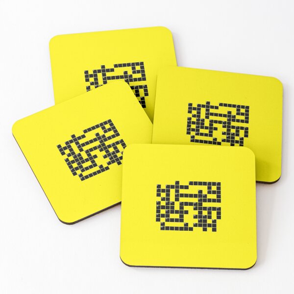 Item preview, Forerunner crossword style yellow designed and sold by DevMetal.