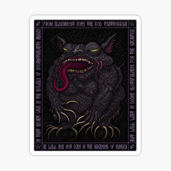Item preview, Tsathoggua Icon - Azhmodai 2020 designed and sold by Azhmodai.