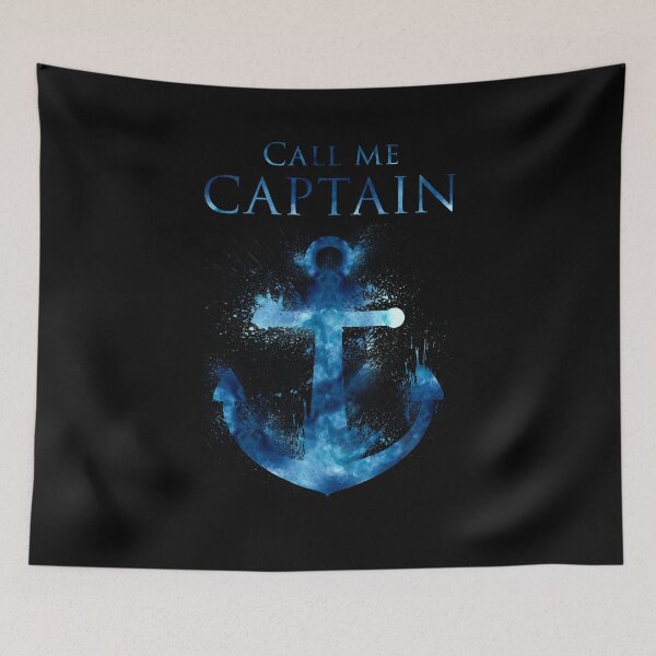 Item preview, Call Me Captain anchor sailor motif watercolor captain design designed and sold by InesK-Design.