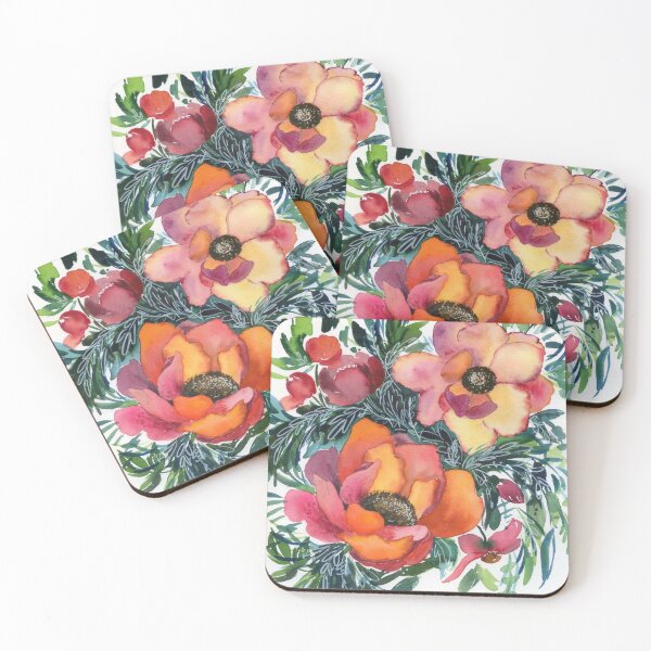 Item preview, watercolor bouquet: full bloom designed and sold by kosarandrea.