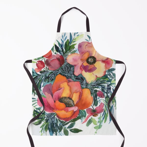 Artikelvorschau, Aquarellstrauß: volle Blüte entworfen und verkauft von kosarandrea.