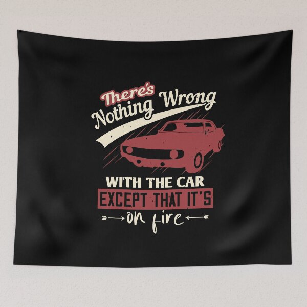 Item preview, Nothing Wrong With The Car | Red Vintage Car designed and sold by teamph.