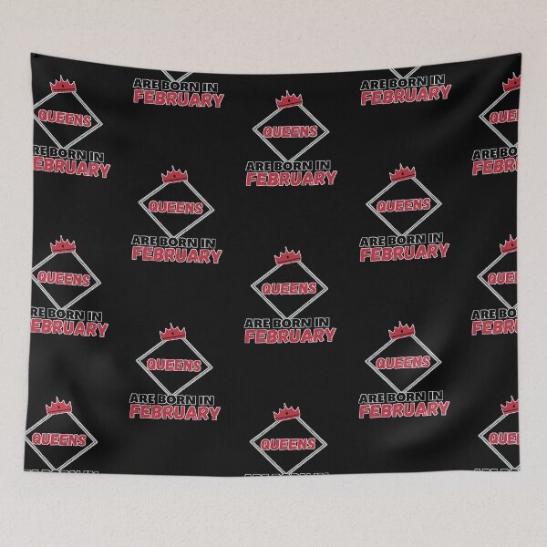 Item preview, Queens are born in February ( Red and Black ) designed and sold by salmannoor.