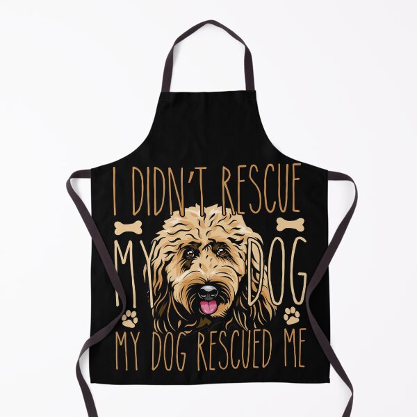 Item preview, i didn't rescue my dog my dog rescued me, Gift idea for Goldendoodle owner, Slim Fit T-Shirt designed and sold by ayotees.