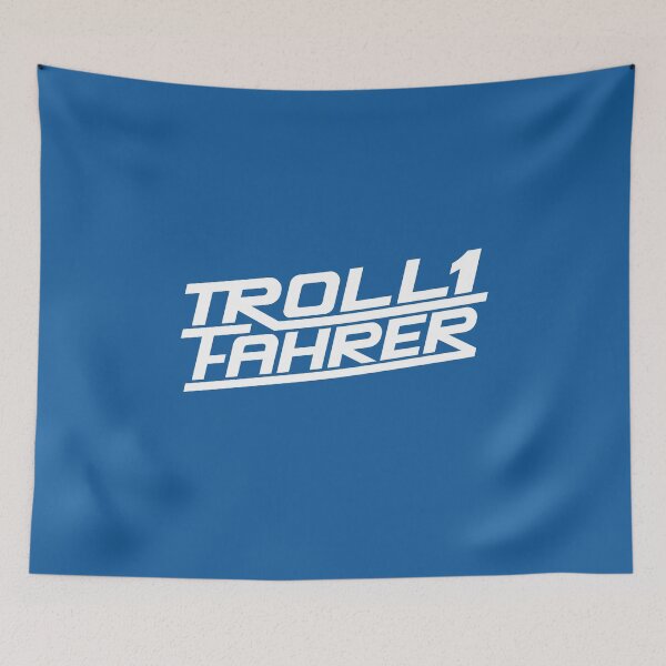 Item preview, Troll driver / Troll driver logo (white) designed and sold by VEB Ostladen.
