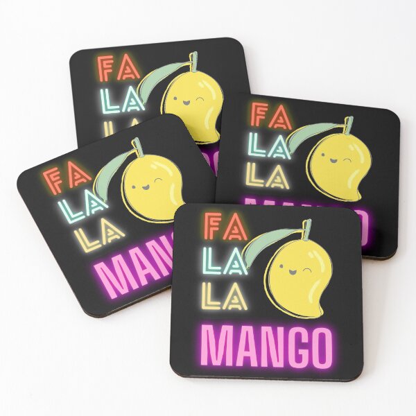 Item preview, FA LA LA MANGO Funny Food Meme Design designed and sold by LevelUpMerch.