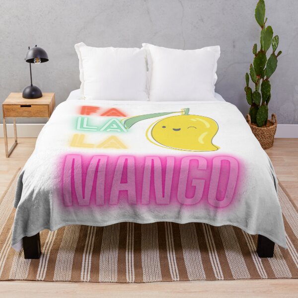 Item preview, FA LA LA MANGO Funny Food Meme Design designed and sold by LevelUpMerch.