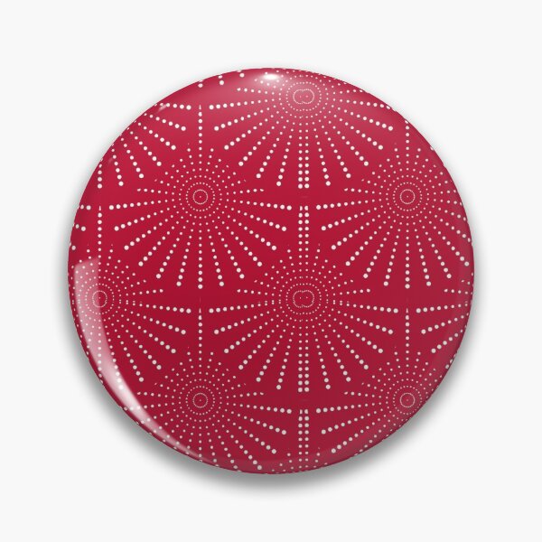 Item preview, Japanese geometric arch shapes ~ Vintage & minimalist wave pattern ~ Nautical red designed and sold by oceanys.