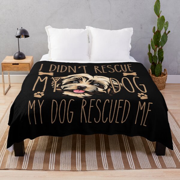 Item preview, i didn't rescue my dog my dog rescued me, Gift idea for Havanese owner, Slim Fit T-Shirt designed and sold by ayotees.