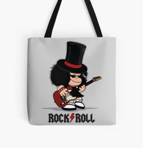 Mafalda Rockera Bolsa estampada de tela