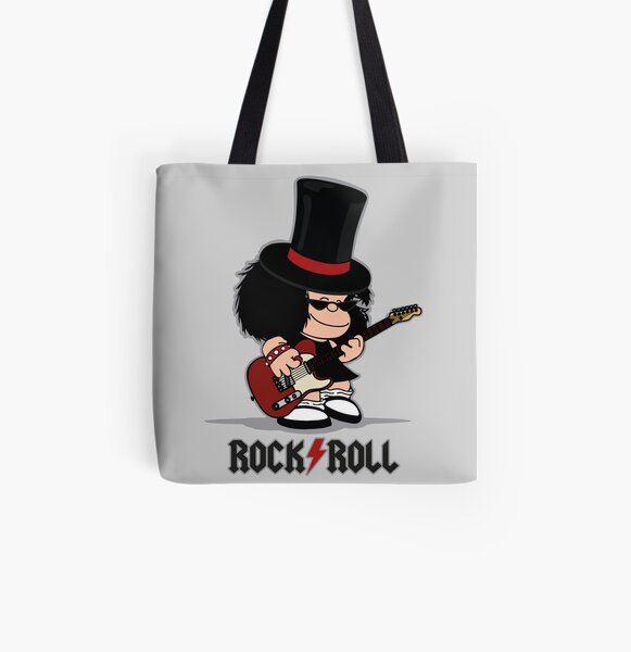Mafalda Rockera Bolsa estampada de tela