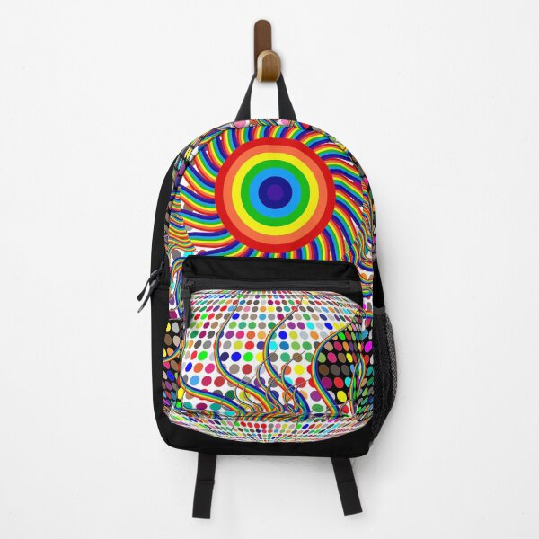 Item preview, Cool illusion graphic rainbow eye- Funny graphic rainbow ball designed and sold by The Full Cart.