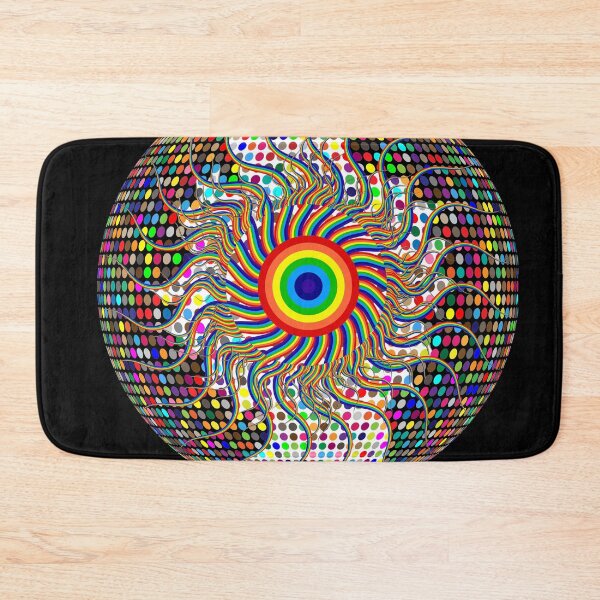 Item preview, Cool illusion graphic rainbow eye- Funny graphic rainbow ball designed and sold by The Full Cart.