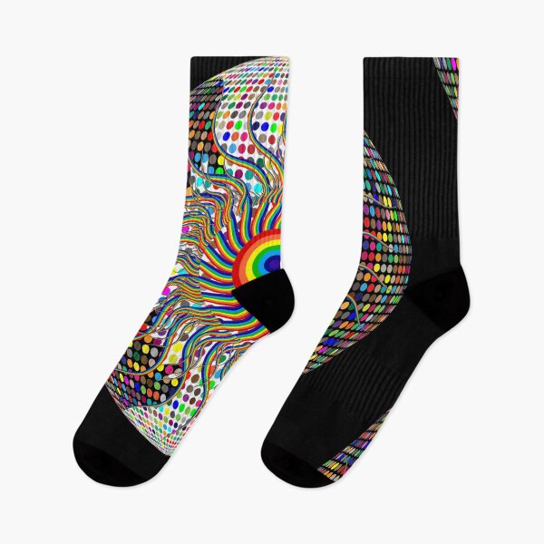 Item preview, Cool illusion graphic rainbow eye- Funny graphic rainbow ball designed and sold by The Full Cart.