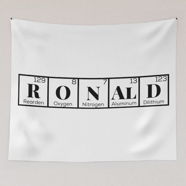Item preview, Ronald Periodic Table Name designed and sold by Teelogic.