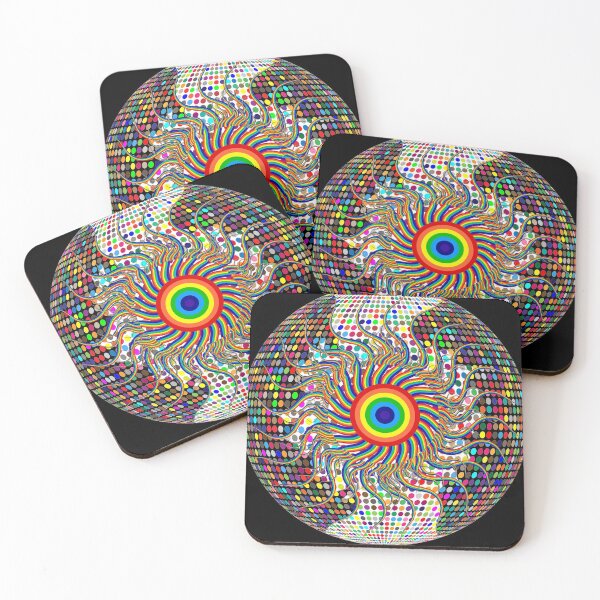 Item preview, Cool illusion graphic rainbow eye- Funny graphic rainbow ball designed and sold by The Full Cart.
