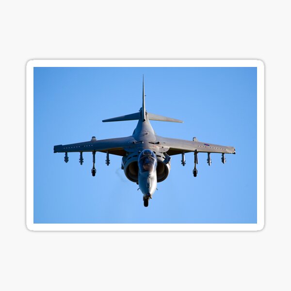 Harrier Jump Jet Sticker