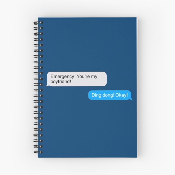Item preview, Emergency! You’re my boyfriend! (Text Bubbles) designed and sold by Happyhobbithole.
