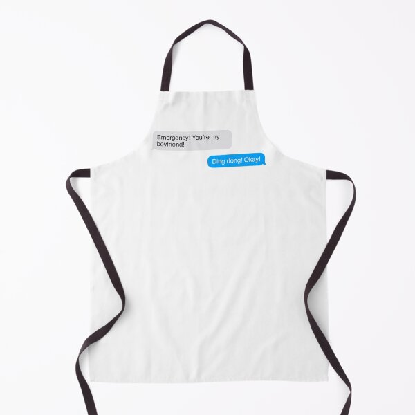Item preview, Emergency! You’re my boyfriend! (Text Bubbles) designed and sold by Happyhobbithole.