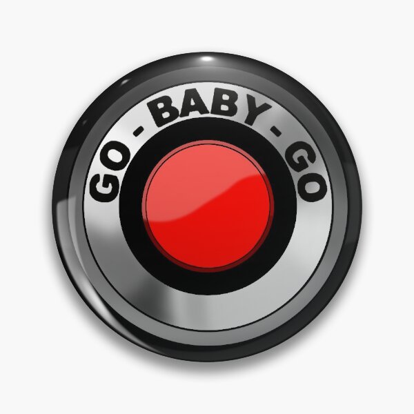 Badgeundefined avec l'œuvre « Bouton Go baby Go N20 » de l'artiste Lucas  Corral | Redbubble