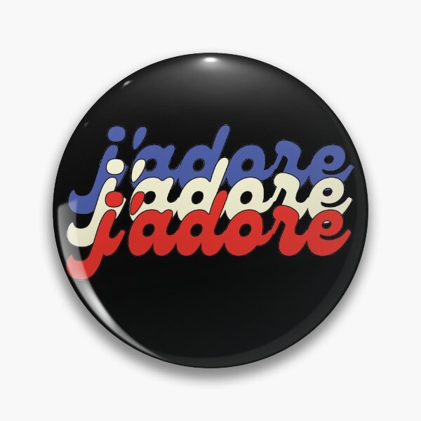 Item preview, J'ADORE French Words I LIKE I LOVE Cute French Language designed and sold by a-little-ink.