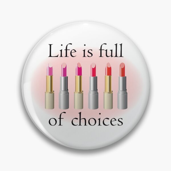 Item preview, A stylish pink and red lipstick picture with funny lipstick quote designed and sold by Drawing-Dolphin.