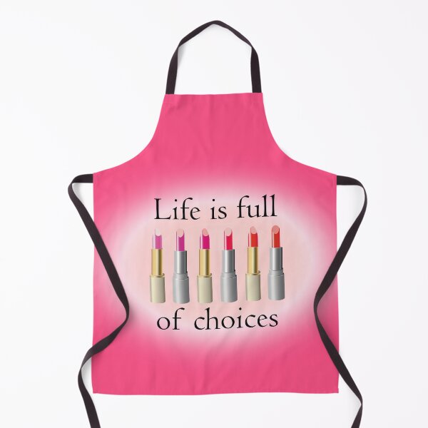Item preview, A stylish pink and red lipstick picture with funny lipstick quote designed and sold by Drawing-Dolphin.