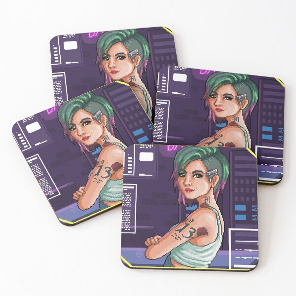 Artikelvorschau, Pixel Punk weiblich entworfen und verkauft von maicakes.