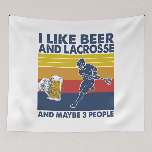 Item preview, i like beer and lacrosse and maybe 3 people designed and sold by Adolfo114.