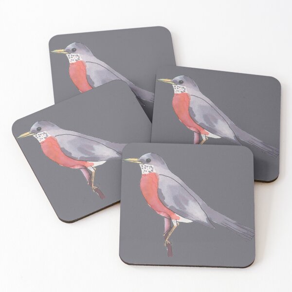 Item preview, American Robin wild bird illustration  designed and sold by TheWaterBirds.