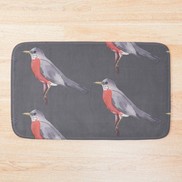 Item preview, American Robin wild bird illustration  designed and sold by TheWaterBirds.