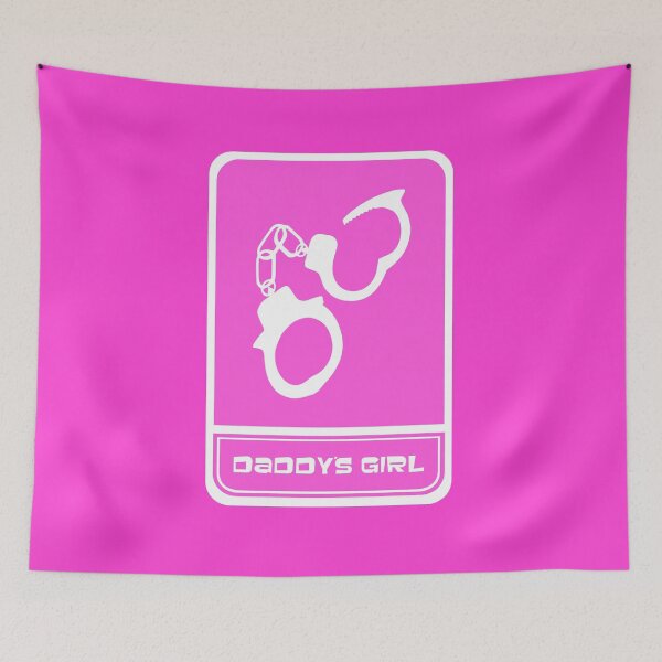 Item preview, Handcuffs Tag (Daddy's Girl) designed and sold by MyRedBottom.
