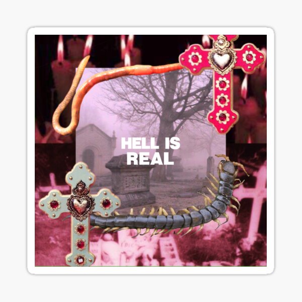 Item preview, HELL IS REAL designed and sold by grubsludge.