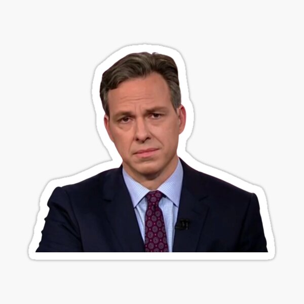 &ldquo;Jake Tapper Face&rdquo; Sticker for Sale by filastrocca | Redbubble