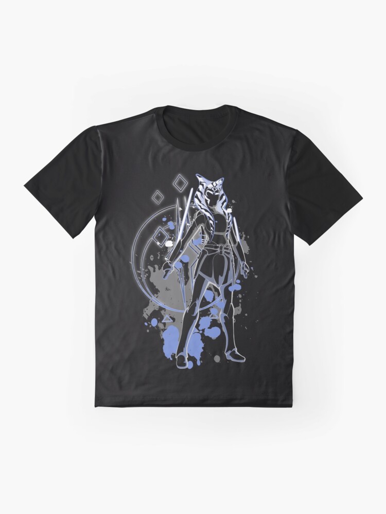 Imagen 4 de 5, Camiseta gráfica con la obra Ahsoka, diseñada y vendida por xMorfina.