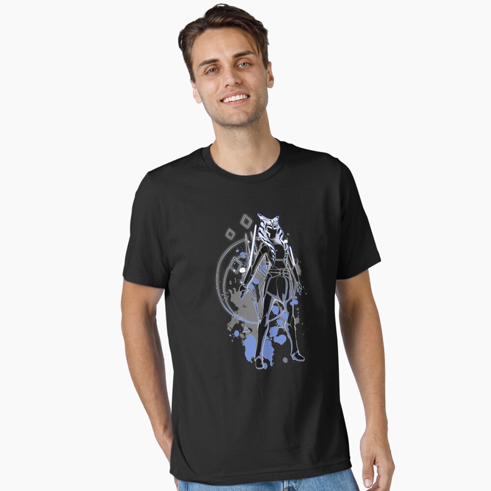 Vista previa del artículo con la obra «Camiseta esencial», diseñado y vendido por xMorfina.