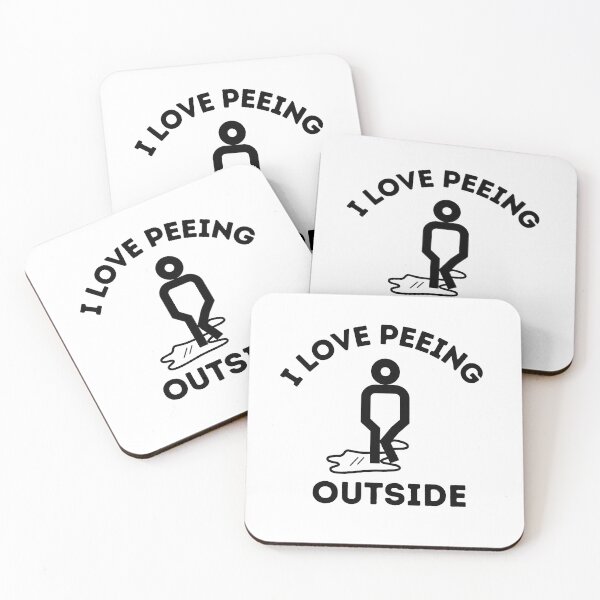 Item preview, I Love Peeing Outside funny idea T-Shirt designed and sold by lhousshop.