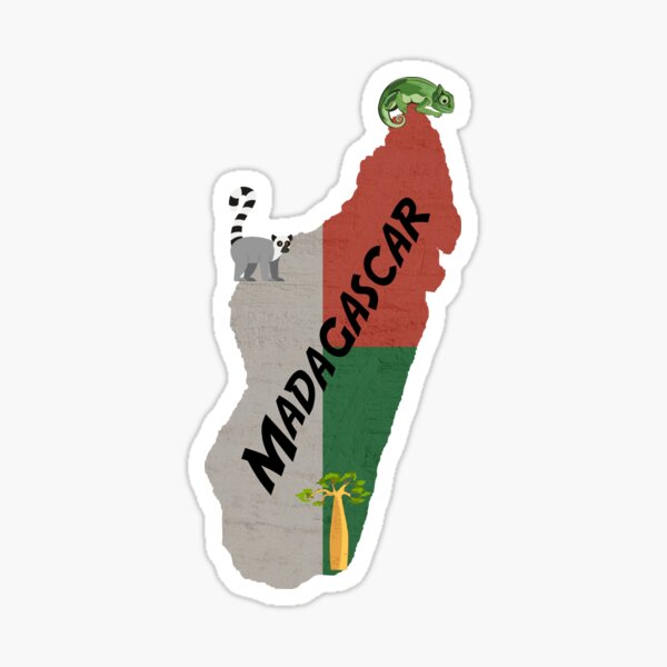 Madagascar Sticker