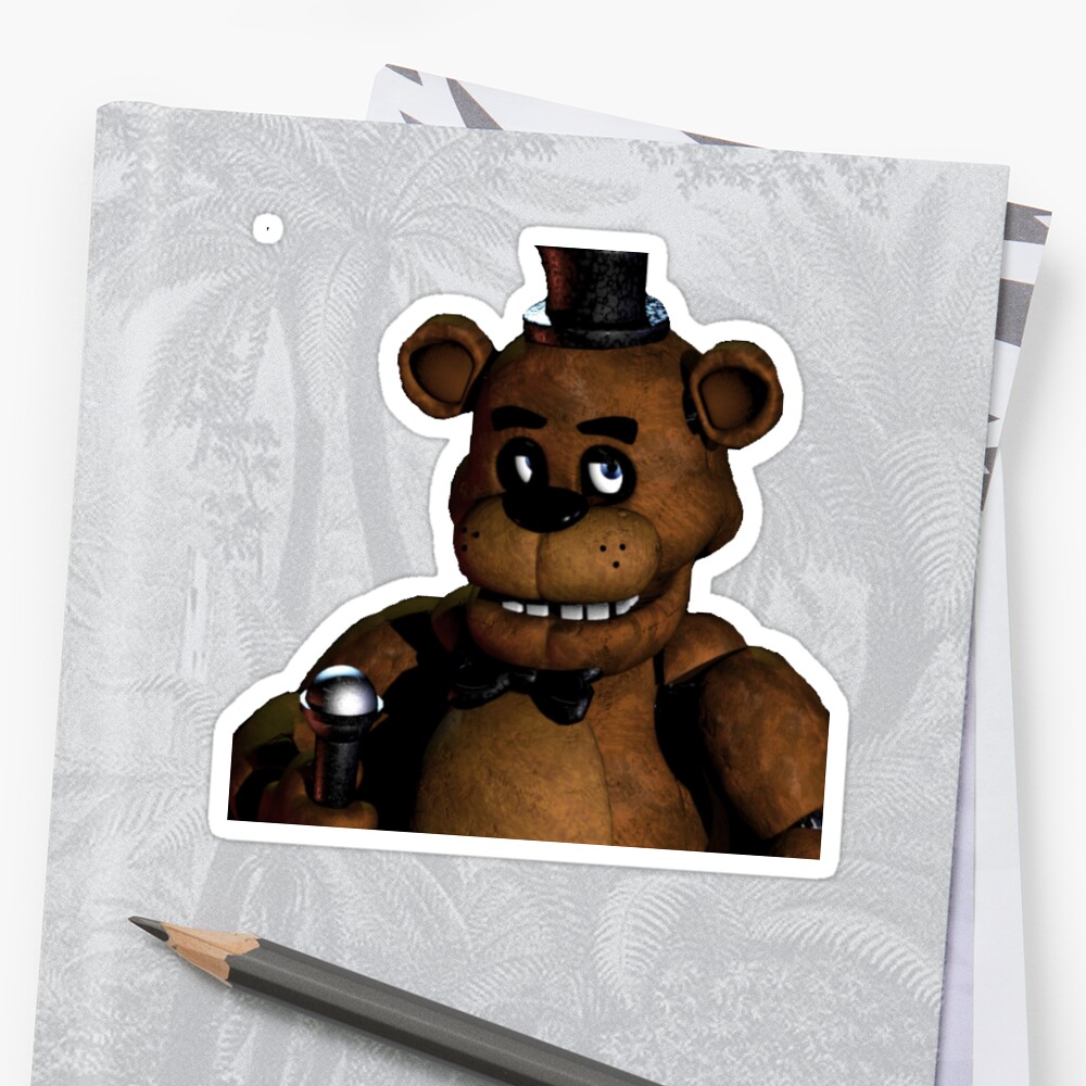 Fnaf Freddy Fazbear Sticker By Grumpyoctavian Redbubb - vrogue.co