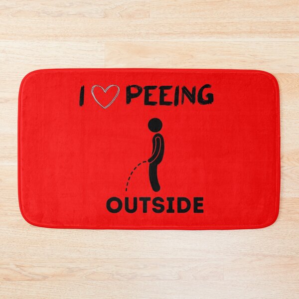 Item preview, I Love Peeing Outside funny idea for T-Shirt designed and sold by lhousshop.