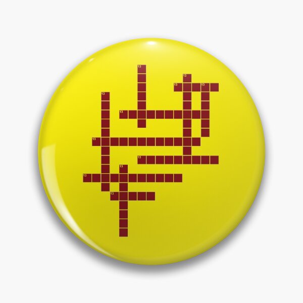 Item preview, Forerunner crossword yellow red designed and sold by DevMetal.