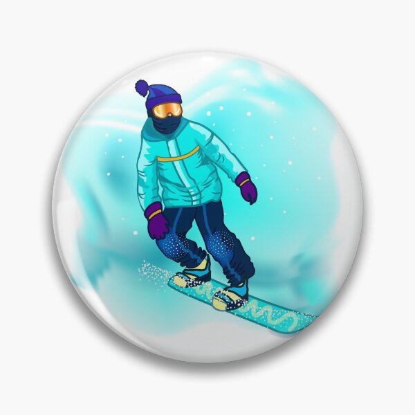 Item preview, Snowboarder in action designed and sold by LanaGord.