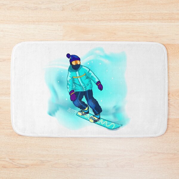 Item preview, Snowboarder in action designed and sold by LanaGord.