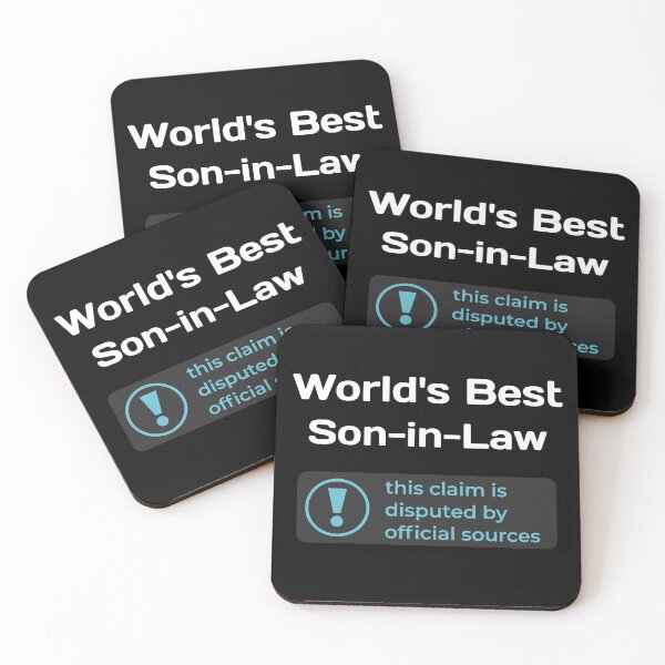 Item preview, This Claim is Disputed (World's Best Son-in-Law) - Self Deprecating designed and sold by WeaveTrumpet.