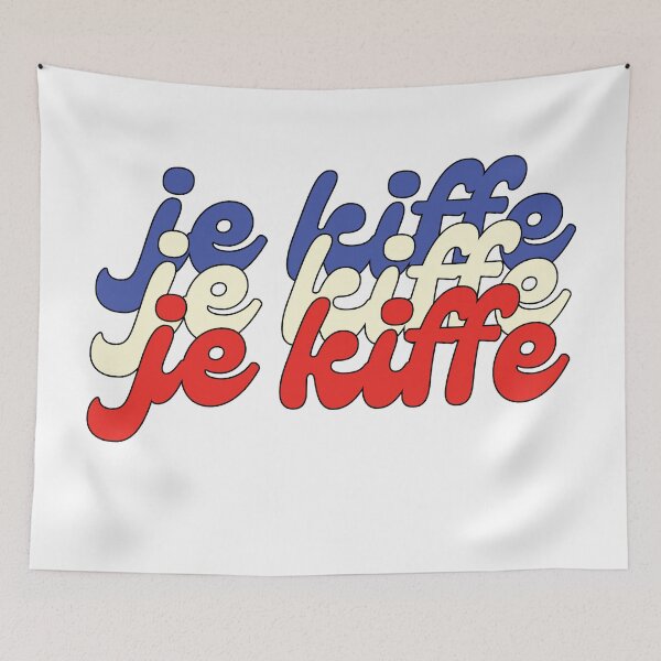 Item preview, JE KIFFE French Words I LIKE Cute French Slang designed and sold by a-little-ink.