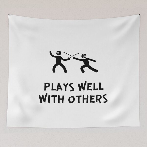 Item preview, Fencing: Plays well with others designed and sold by TheGreenGoat.