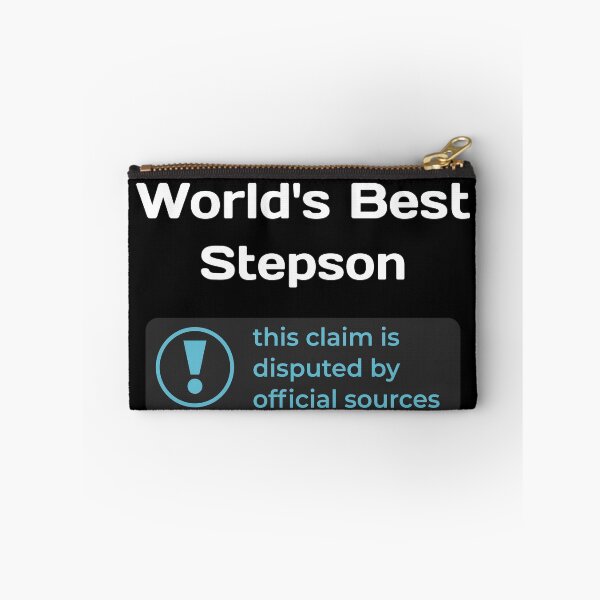 Item preview, This Claim is Disputed (World's Best Stepson) - Self Deprecating designed and sold by WeaveTrumpet.